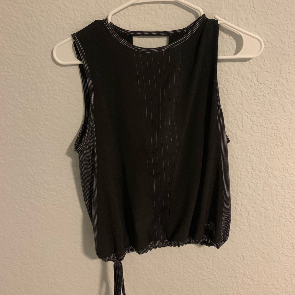 open back north face tank top